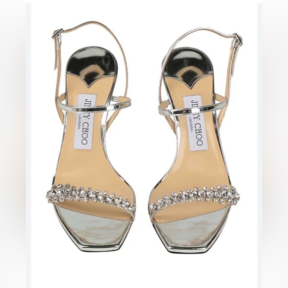 Jimmy Choo
Women's Meira 85 Embellished High Heel Slide Sandals - Picture 6 of 12